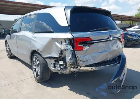 2023 Honda Odyssey Touring from USA, damaged, VIN 5FNRL6H86PB037951